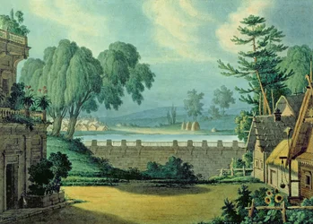 Bühnenbild für die Oper 